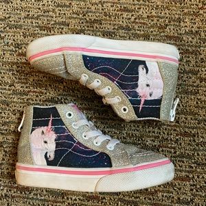 unicorn toddler girl vans.